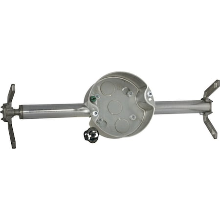 Raco Electrical Box, 15.8 cu in, Ceiling Box Type, Acier 936